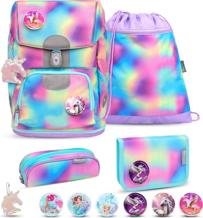 Immagine prodotto Belmil MOTION Schulrucksack-Set Rainbow Color (19 l)