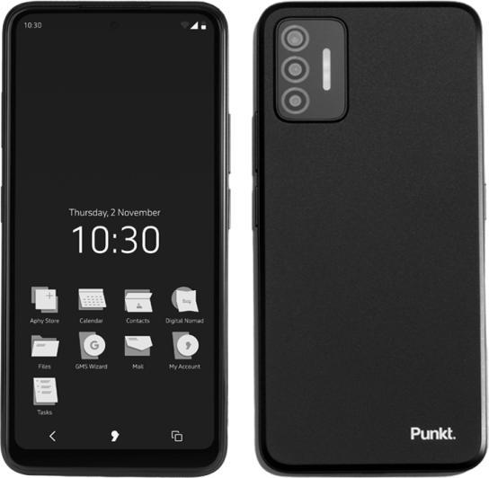 Punkt. MC02 (128 Go, Noir, 6.67", Double SIM hybride, 64 Mpx, 5G)