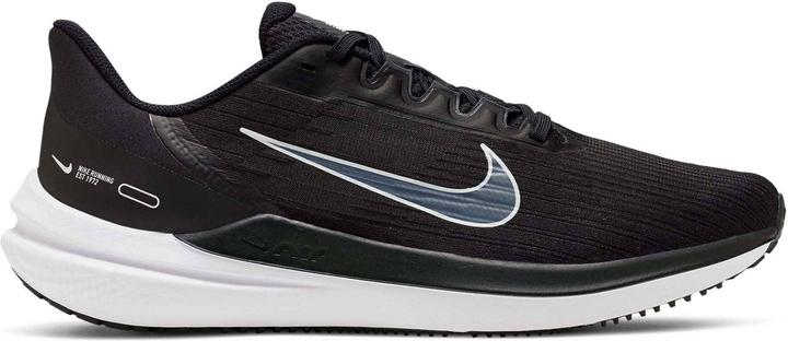 Nike Air Winflo 9 Men"s Road R BLACK/WHITE-DK SMOKE GREY Grösse: 9 (42.5)