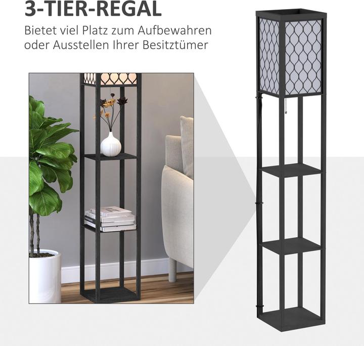 Image du produit Homcom Lampadaire (E27)
