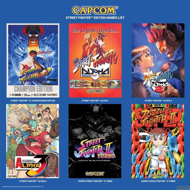 Image du produit Blaze Evercade Alpha Street Fighter Bartop Arcade