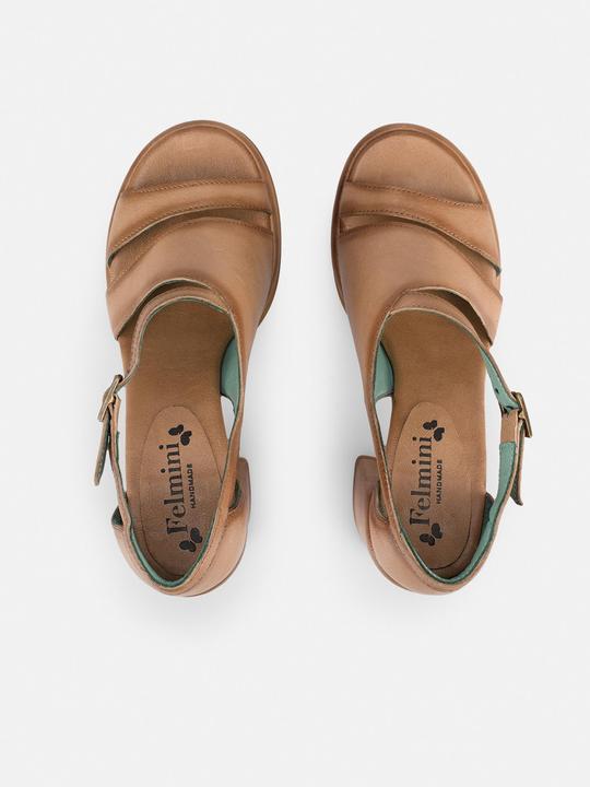 Produktbild Felmini Stefanny D796, eine Sandale mit Absatz, bei der jedes Detail Eleganz ausstrahlt. Der Absatz ist luxu (42)