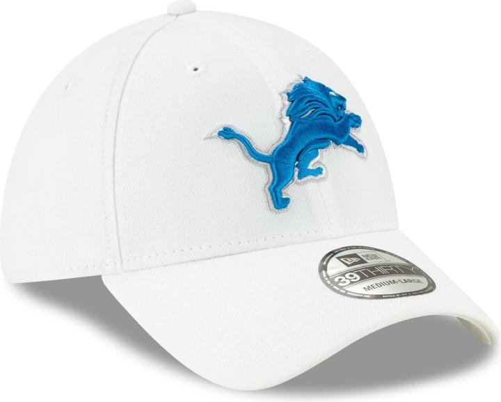 Produktbild New Era 39Thirty Stretch Cap - NFL Detroit Lions weiss - L/XL (XL)