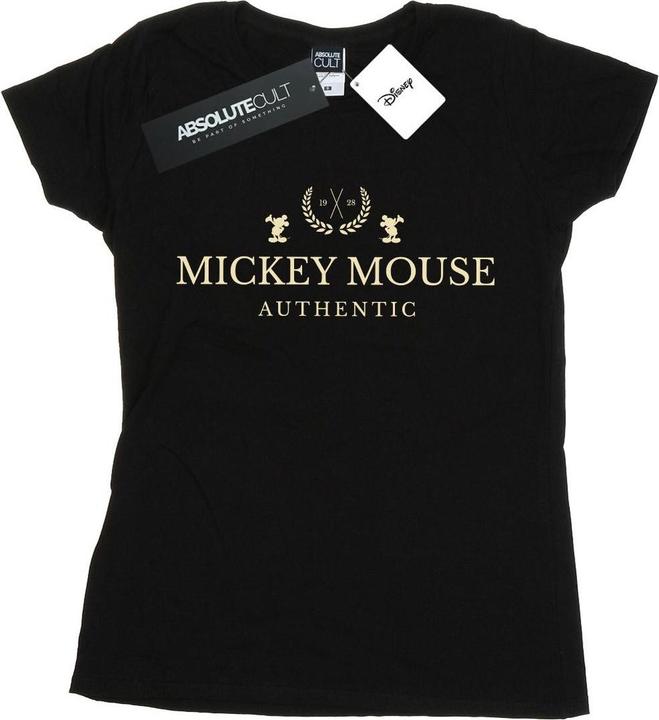 Actual product image Disney Womens/Ladies Mickey Mouse Authentic Cotton T-Shirt (XL)