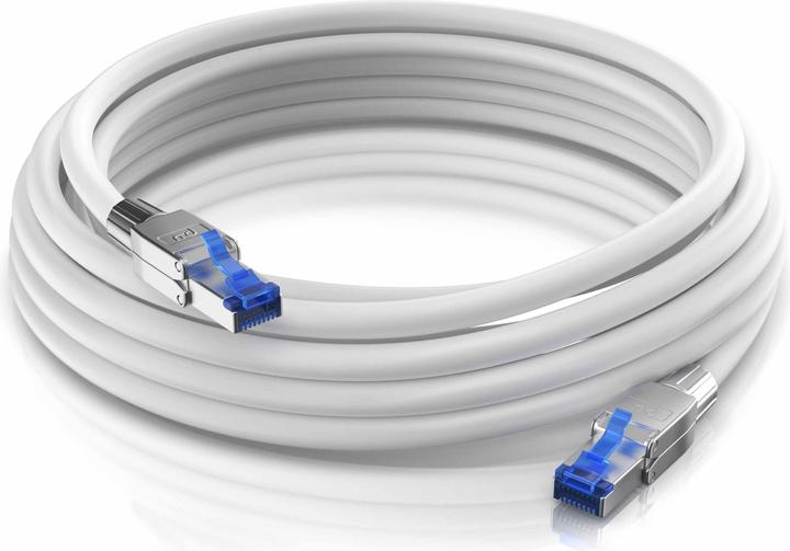 Immagine prodotto Primewire Cavo LAN CAT.8, RJ-45, cavo di rete CAT 8, Gigabit Ethernet 40 Gbit/s, cavo patch S/FTP Pimf (S/FTP, CAT8.1, 10 m)