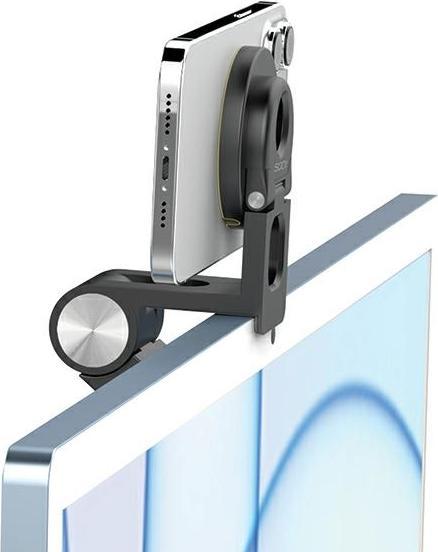 Actual product image Sodi Wielofunkcyjny uchwyt indukcyjny 3w1 do iMaca BM-330 czarny/black MagSafe