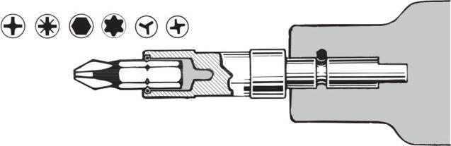 Immagine prodotto Wera 889/4/1 K Rapidaptor (1/4")