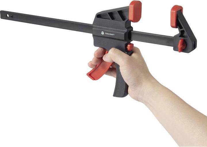 Produktbild Toolcraft TO-7870761 Einhand-Spannzwinge, 4er Set (15 cm & 30 cm) Spann-Weite ( (300 mm)