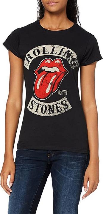 The Rolling Stones Womens/Ladies Tour 1978 Cotton T-Shirt