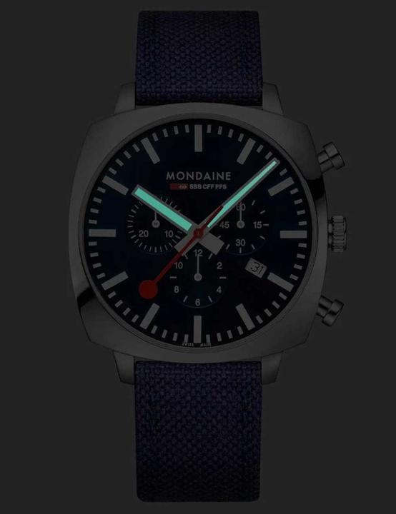 Image du produit Mondaine Grand Cushion (Chronographe, 41 mm)