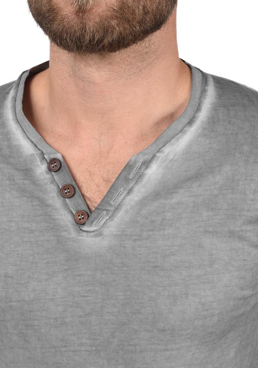 Actual product image Solid Tinox Men's Longsleeve With V-Neck Made Of 100% Cotton (L)