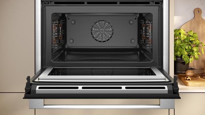 Actual product image Neff N 90, Built-in compact oven with microwave function, 60 x 45 cm, Stainless steel, C24MS31N0