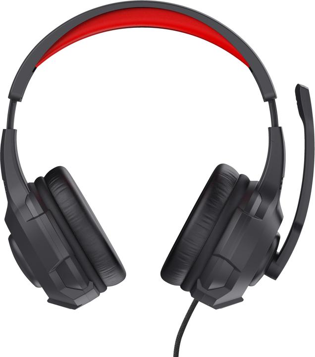 Produktbild Trust 24785 headphones/headset Wired Head-band Gaming Black, Red (Kabelgebunden)