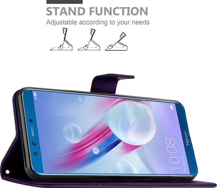Image du produit Cadorabo Couverture du livre de fleurs (Honor 9 Lite)