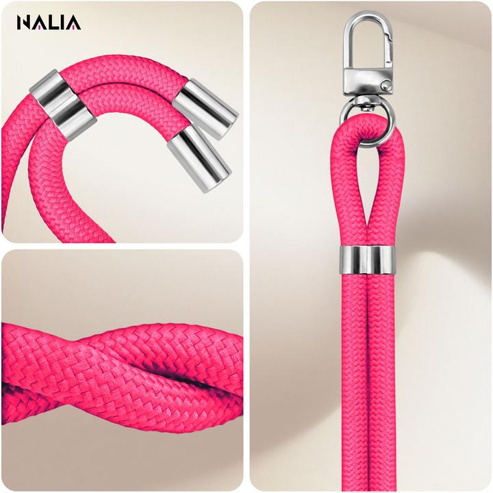 Immagine prodotto Nalia HoldMe Lanyard Handykette – Universal Trageband für Smartphones - Verstellbar, Soft & Elastisch