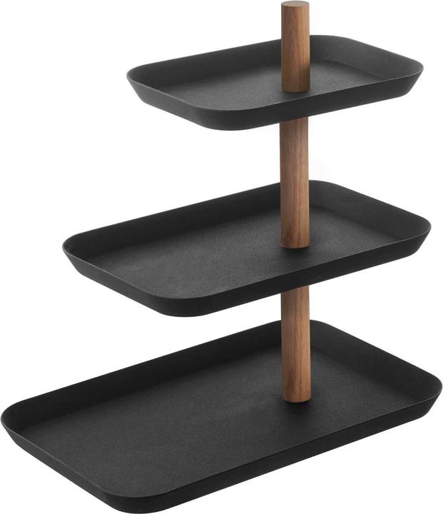 Actual product image Yamazaki 3-stöckiger Schmuckständer mit drehbaren Ablagen RIN