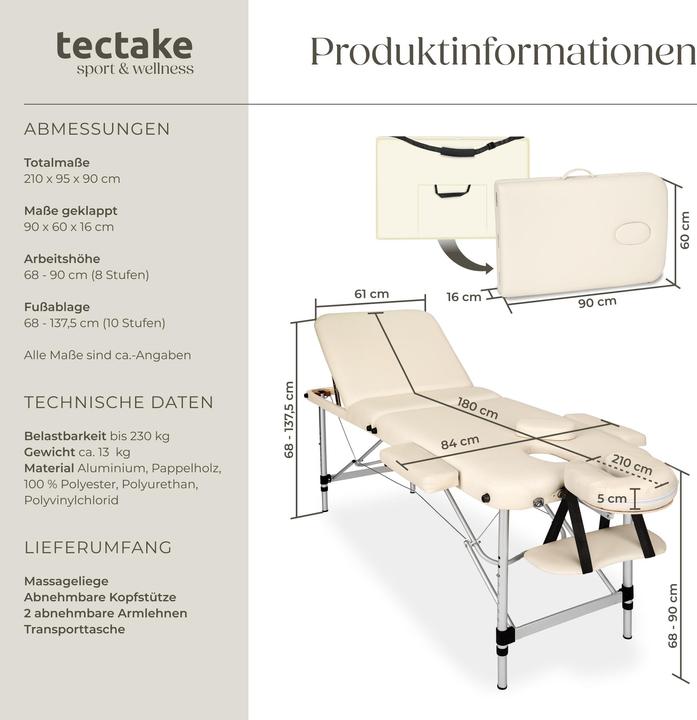 Produktbild tectake 3 Zonen