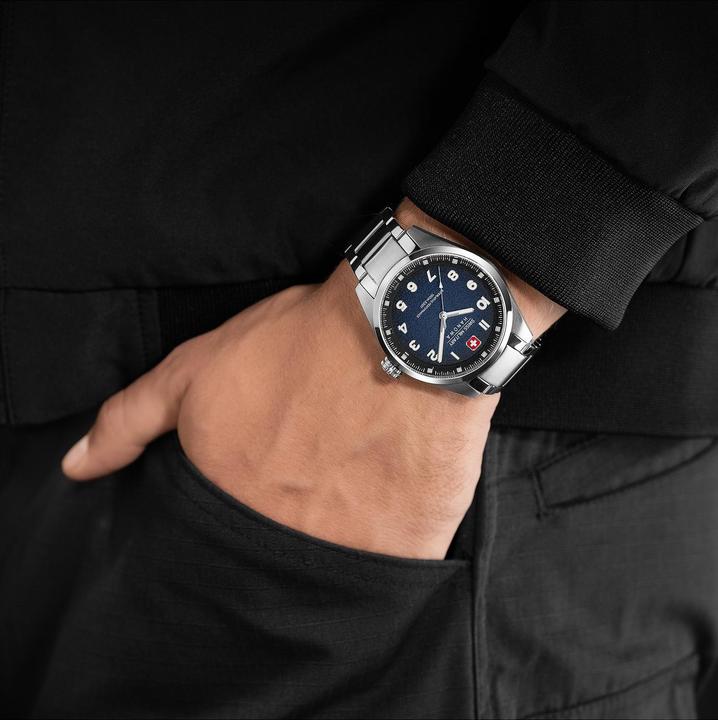 Actual product image Swiss Military Hanowa Herrenuhr (Analogue wristwatch, 42 mm)