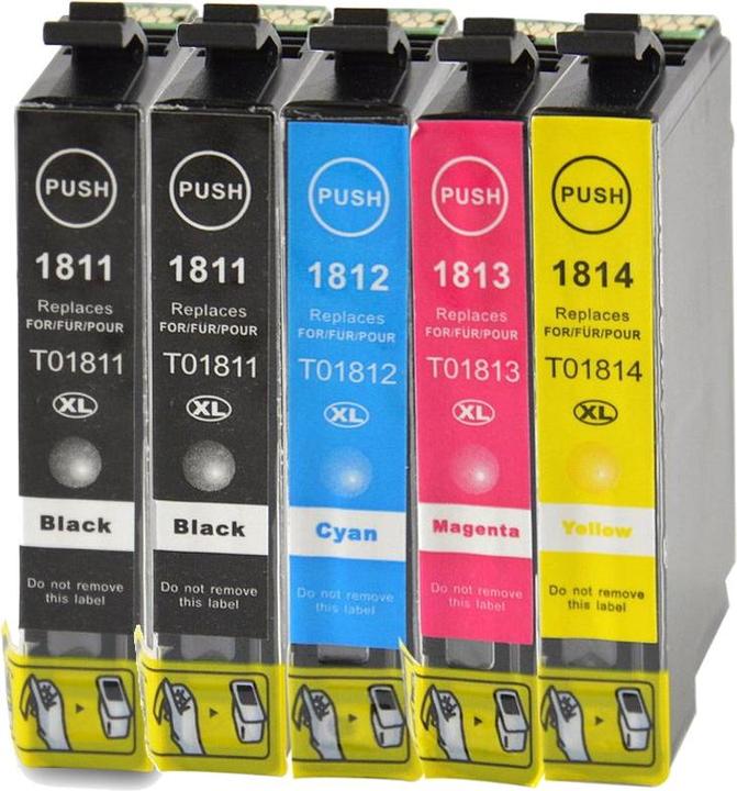 Produktbild Hermex Kompatible Tintenpatrone XL für Epson Expression Home XP-325 (M, C, Y, BK)