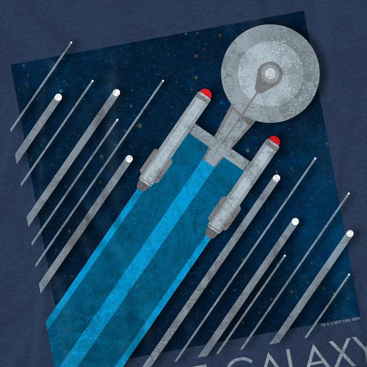 Actual product image Unisex Adult Starfleet Recruitment Poster T-Shirt (XL)
