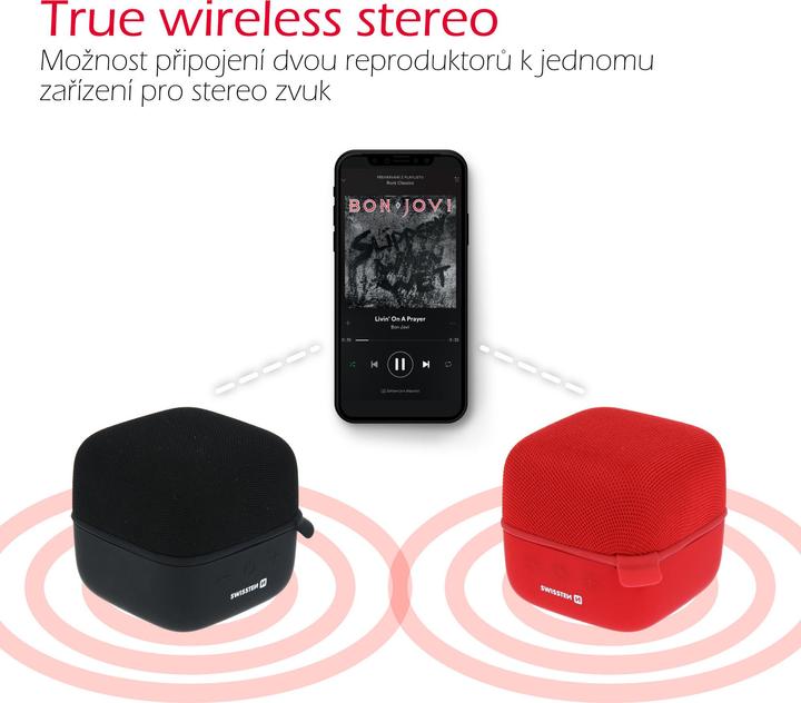 Produktbild Swissten Musik Cube Bluetooth Speaker (5 h, Akkubetrieb)