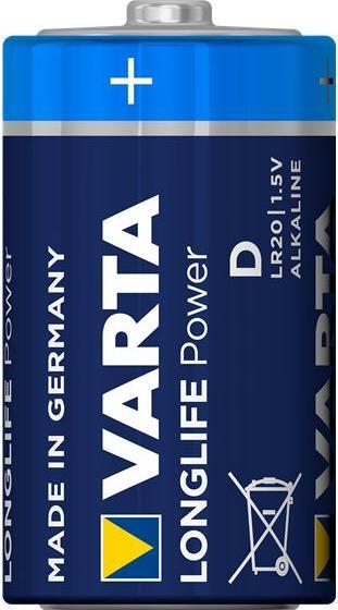 Immagine prodotto Varta potenza a lunga durata (4 pz., D, 16500 mAh)