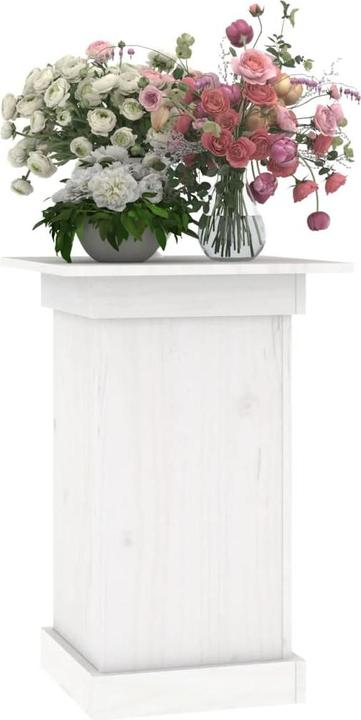 Immagine prodotto VidaXL Blumenständer Weiss 40x40x60 cm Massivholz Kiefer,Farbe