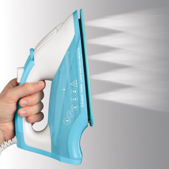 Actual product image Russell Hobbs 26482-56 Light & Easy Brights Aqua Steam Iron (2400 W, 135 g/min)
