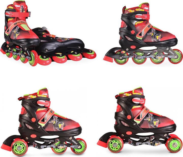 Immagine prodotto Byox Pattini in linea bambini Mask nero 38-41 (40)