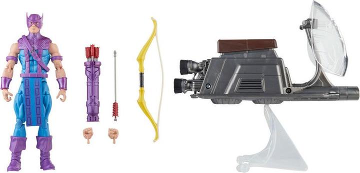 Immagine prodotto Hasbro Statuetta Avengers Marvel Legends Occhio di Falco con Sky-Cycle 15 cm