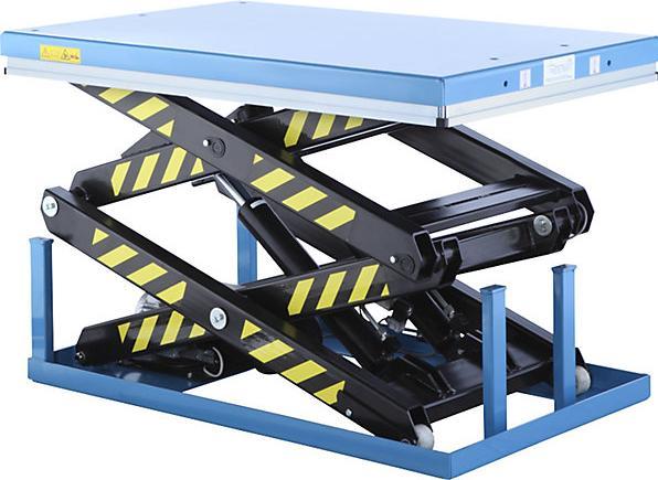 Image du produit Gesutra Table élévatrice à double ciseaux, fixe, force 1000 kg, tension de service 230