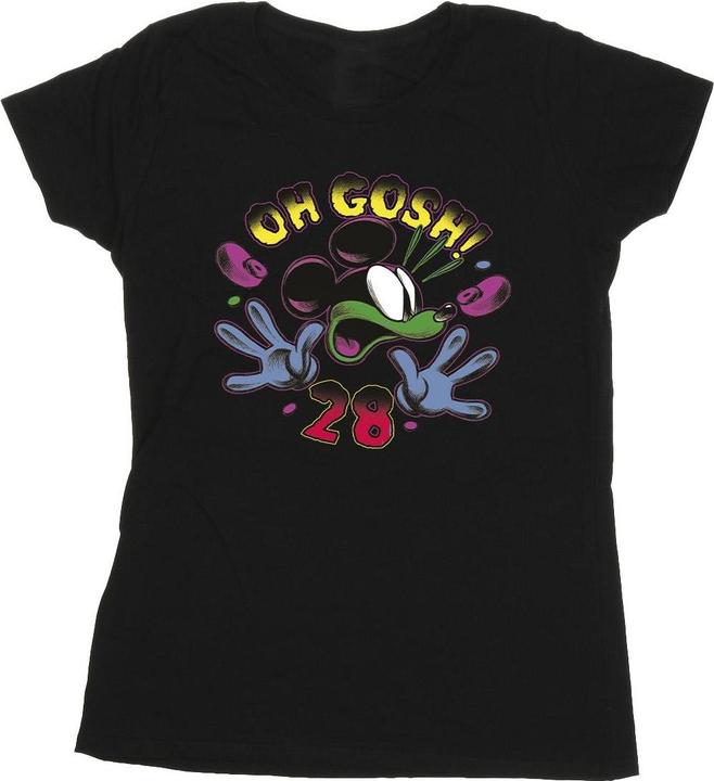 Actual product image Disney Womens/Ladies Mickey Mouse Oh Gosh Pop Art Cotton T-Shirt (L)