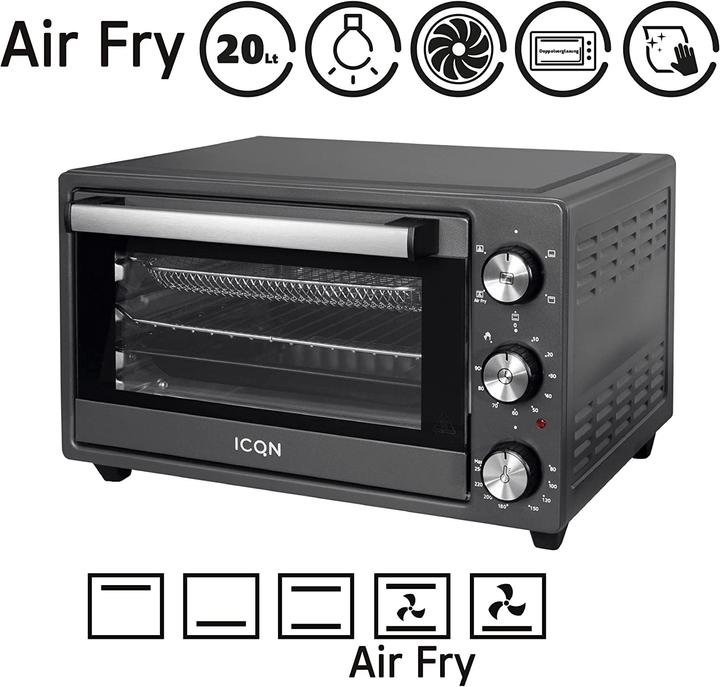Immagine prodotto Icqn Mini Forno da 20L con funzione Airfry