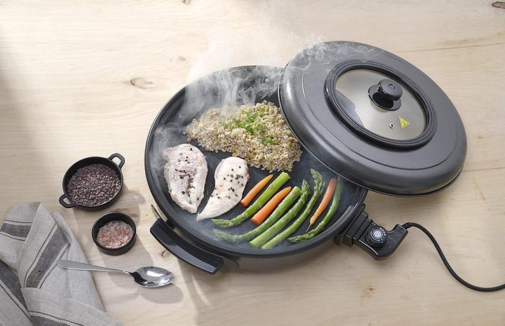 Actual product image Hendi electric party pan, 500x190mm (50 cm, Frying pan, Aluminium)