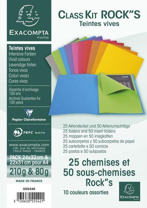 Produktbild Exacompta Sammelmappen - Aktendeckel (A4, 100 x)