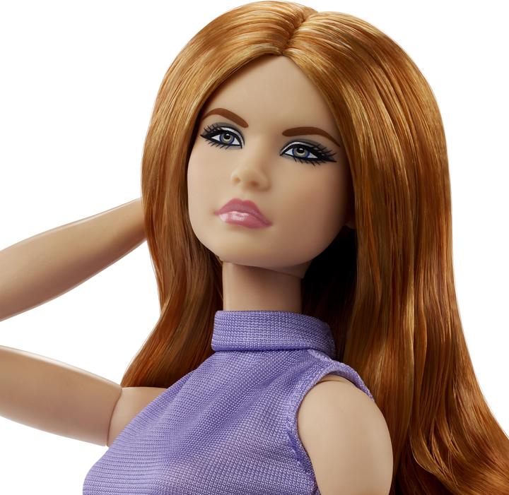 Actual product image Barbie Signature Looks - Lilac Dress Red Hair