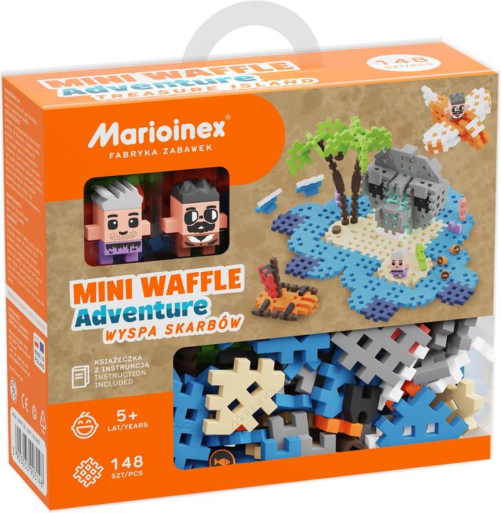 Actual product image Marioinex Mini Waffle Blocks 148 Days Treasure Island