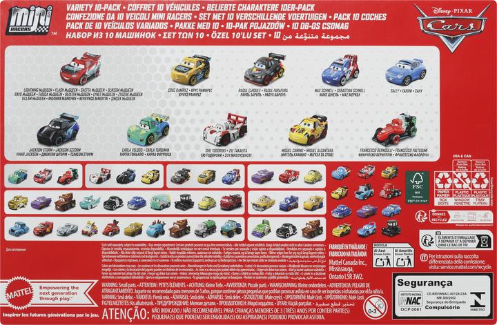 Image du produit Mattel Kit de véhicules Disney Pixar