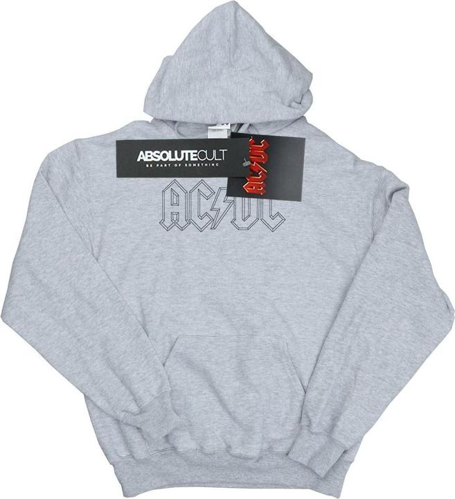 AC/DC Black Outline Logo Kapuzenpullover