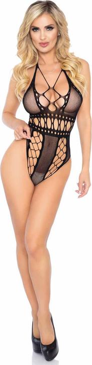 Produktbild Leg Avenue Net backless thong teddy (One Size)