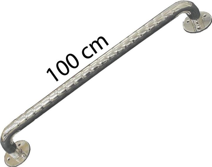 Image du produit Sundo Main courante ondulée en acier inoxydable pour salle de bain 100 cm