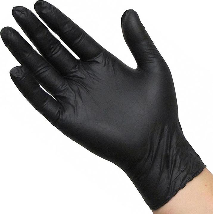 Actual product image Ninja Black Latex gloves (M)