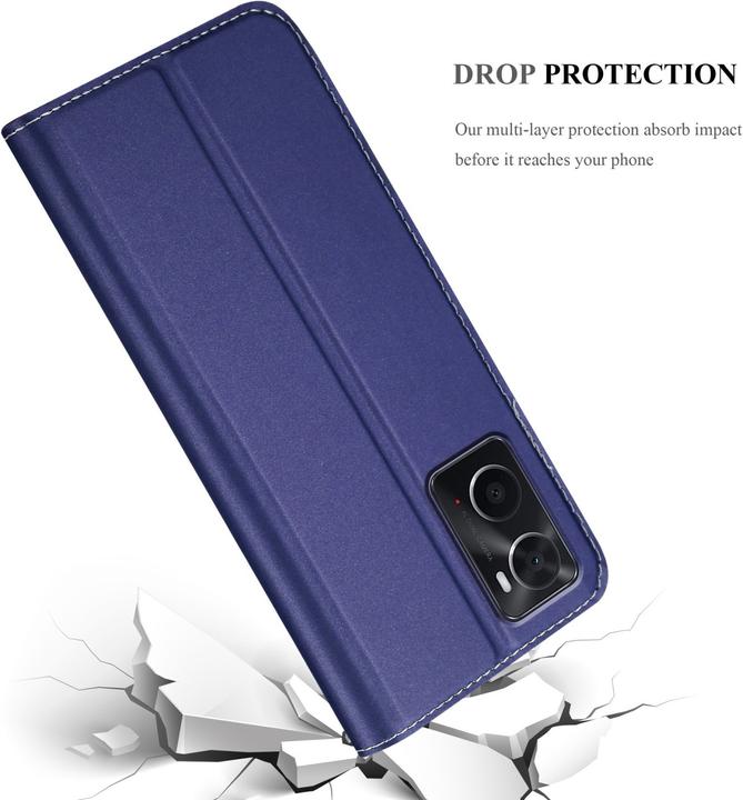 Actual product image Cadorabo Classy Book Case for Oppo A36 / A76 / A96 4G / K10 4G / Realme 9i (Realme 9i, Oppo A76, Oppo A36)