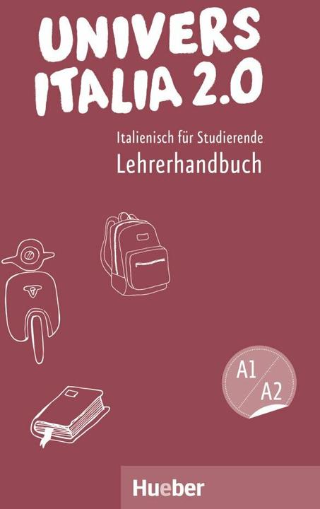 Produktbild UniversItalia 2.0 A1/A2. Lehrerhandbuch (Deutsch, Marinella Vannini, 2016)