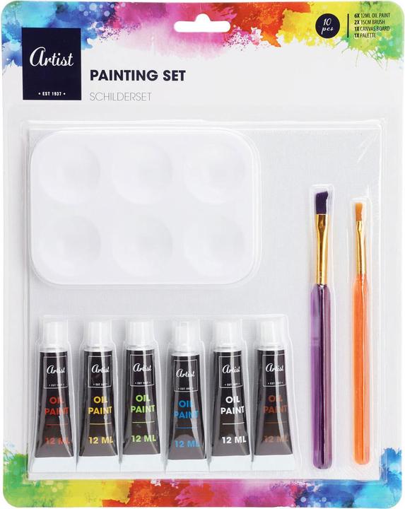 Actual product image Painting set oil colours, 10 pcs.