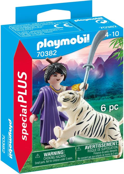 Actual product image Playmobil 70382 Asian fighter with tiger (70382, Playmobil Special Plus)
