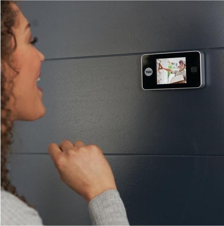 Immagine prodotto Yale YA-05001432-5511 - Spia digitale per porte DDV 500, display da 3,2 pollici, nero (Digitale)