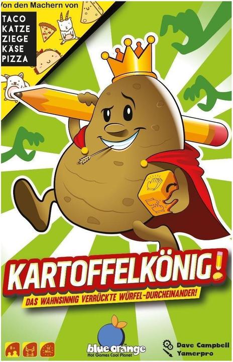Produktbild Blue Orange Kartoffelkönig!, Würfelspiel, für 3-8 Spieler, ab 8 Jahren (DE-Ausgabe) (Deutsch)