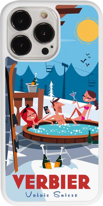 Immagine prodotto PhoneLook Coque Silicone rigide blanc Verbier Mountain Jacuzzi (Apple iPhone 13 Pro)