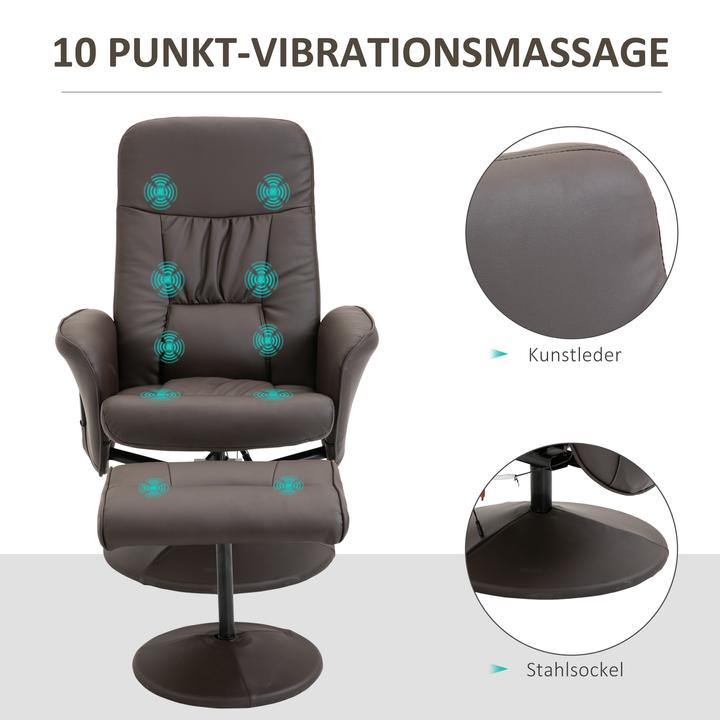 Image du produit Homcom Chaise de massage